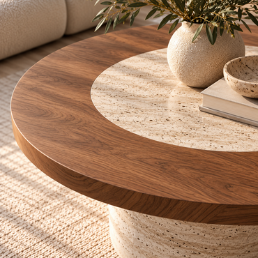 Siena Oak & Stone Coffee Table | 513