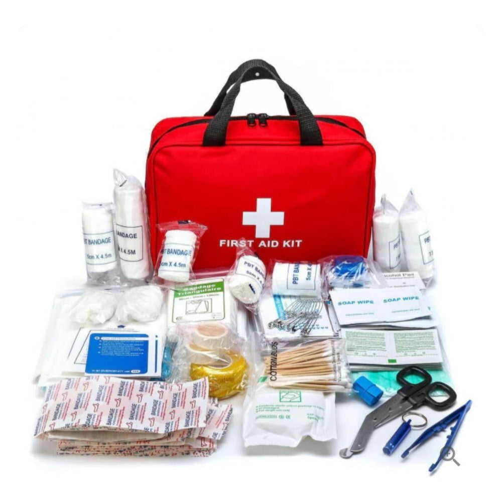 First Aid, Kit Bag + Accessories