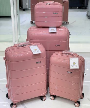 FashionPak, Hardside Expandable Spinner Wheel Luggage, Champagne, 4-Piece Set, Available in Different Colors