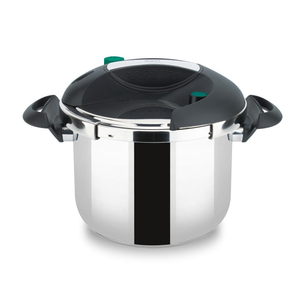 Sogo, Rapid Pressure Cooker 24 Cm - Inox - 8L - Easy Open