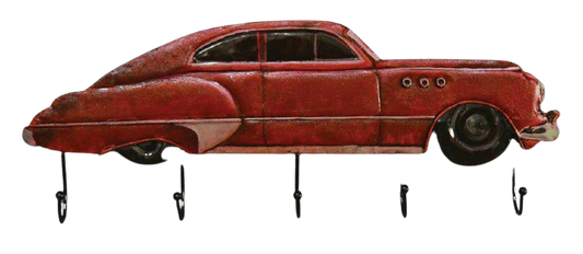 Itemz, 3D MetalWall Hanger Retro Red Car, L23cmxW60cm