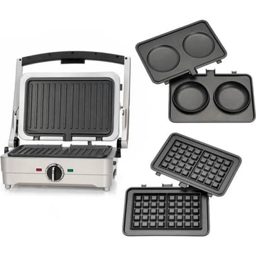 Cuisinart, Grill, Waffle & Omelette Maker 1000W