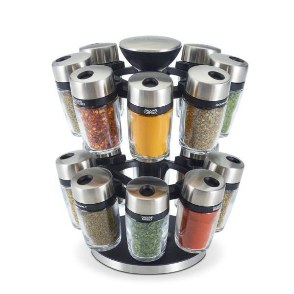 Cole & Mason Herb & Spice Carousel With 16 Filled Jars, H121808