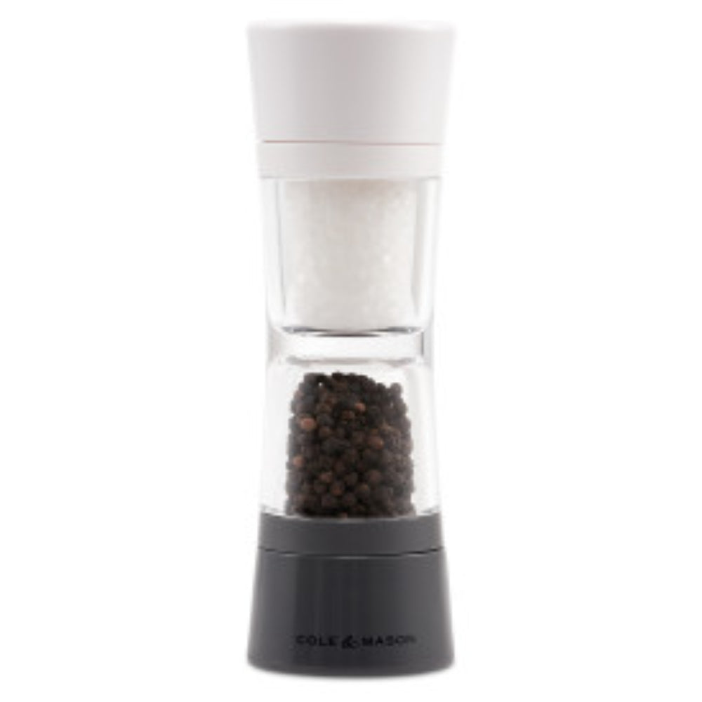 Cole & Mason Lincoln Salt and Pepper Mill, Acrylic/ABS, Ceramic Mechanisms, 19cm Duo Mill, H308597