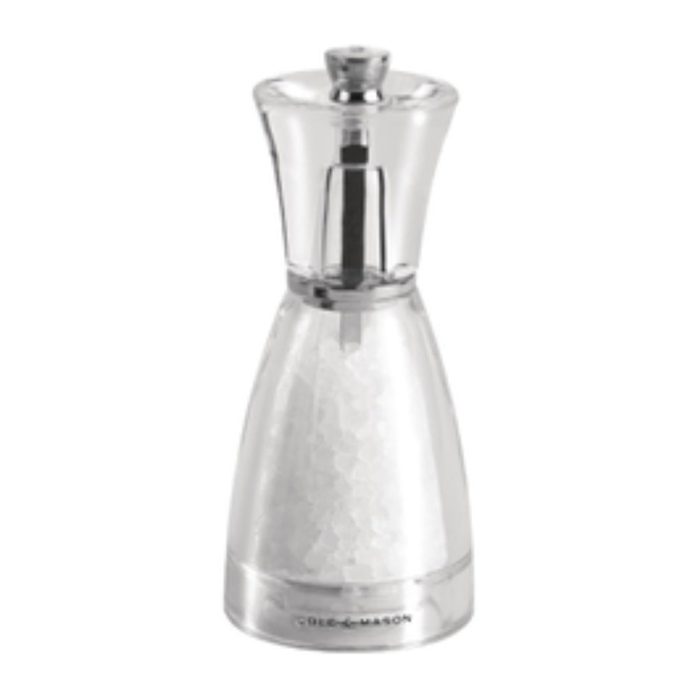 Cole & Mason 575 Clear Acrylic Precision Salt Mill, 14cm, H35702P