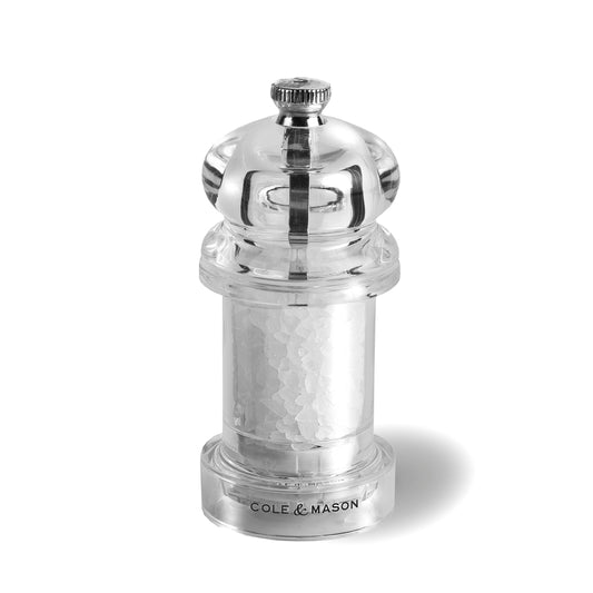 Cole & Mason 575 Clear Acrylic Precision Salt Mill, H57502P