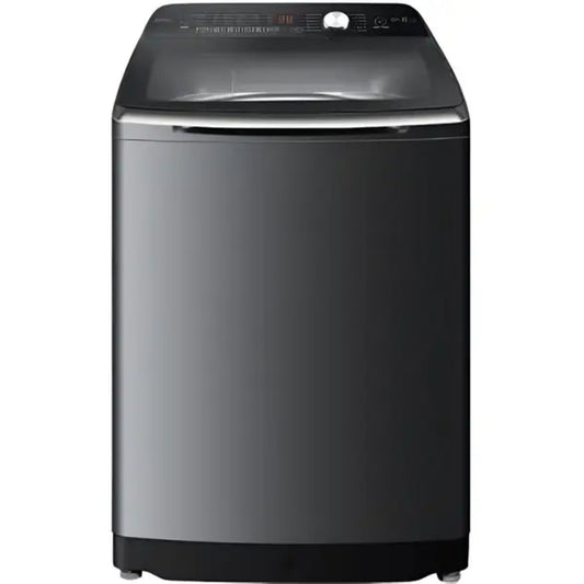 Haier Washer Machine 14Kg, Direct Motion Motor, DD Inverter, Tempered Glass Cover, Soft Closing, Pillow Drum, 12 Prgrm, Silver, HAE-B1678S8