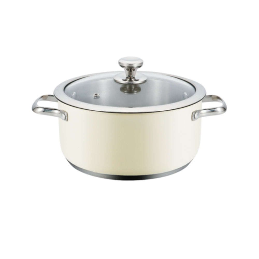 Haeger Pastel Pot 28cm Stainless Steel Casserole Pastel, PA-28H.013A