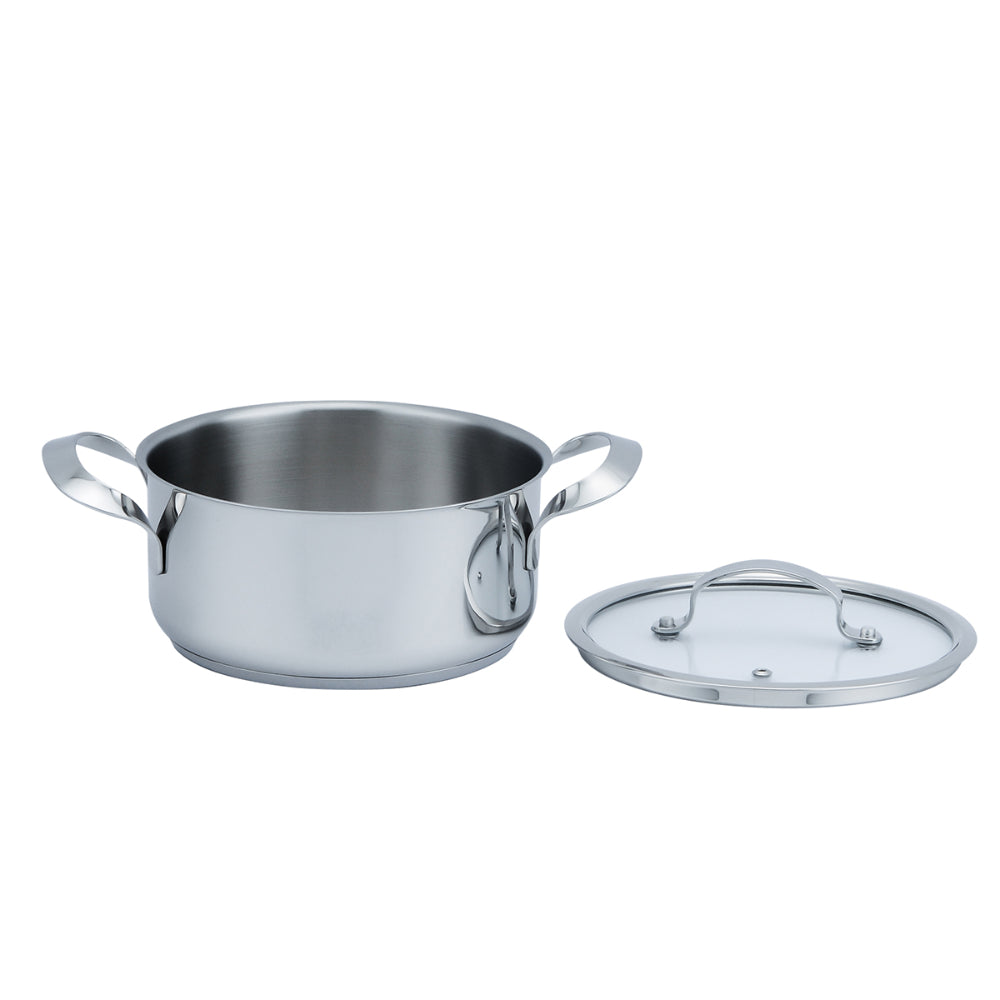 Haeger Stainless Steel Pot Inox Pot 20H – Diameter 20cm, Stainless Steel, PA-20H.002A