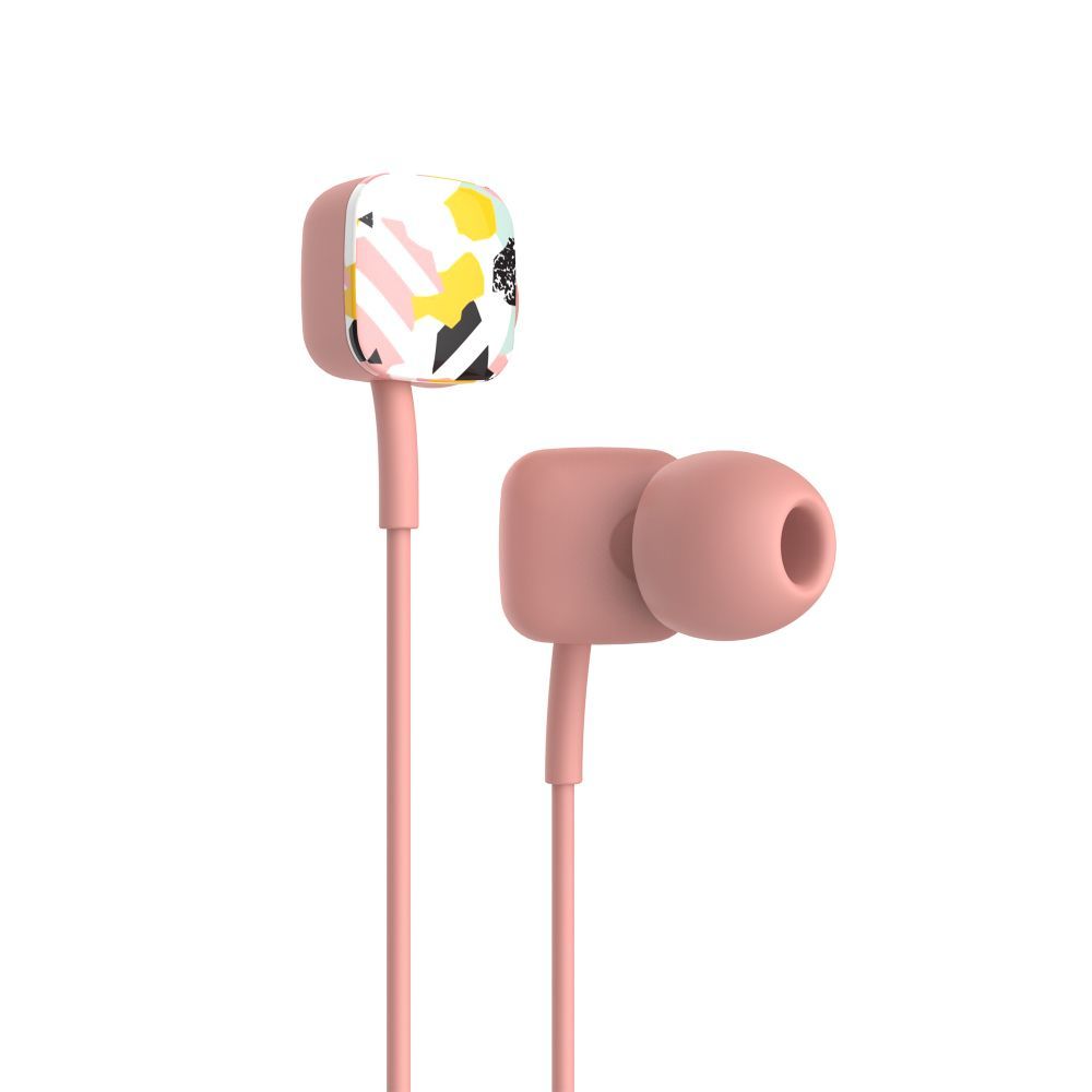 Havit, Wired Earphone With Microphone, E58P, Pink