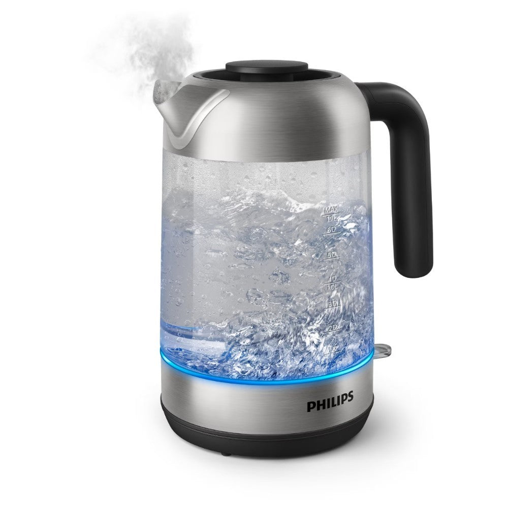 Philips, Kettle, 2200W, 1.7L, Blue Light Indicator, Water Level /Cup Indicator
