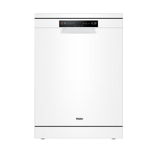 Haier, Hdwe1348We1Lb Free Standing Dishwasher 13 Place Settings White Color