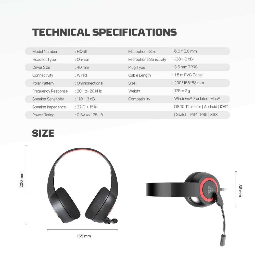 Fantech, Hq56 Tone Ii Gaming Headset
