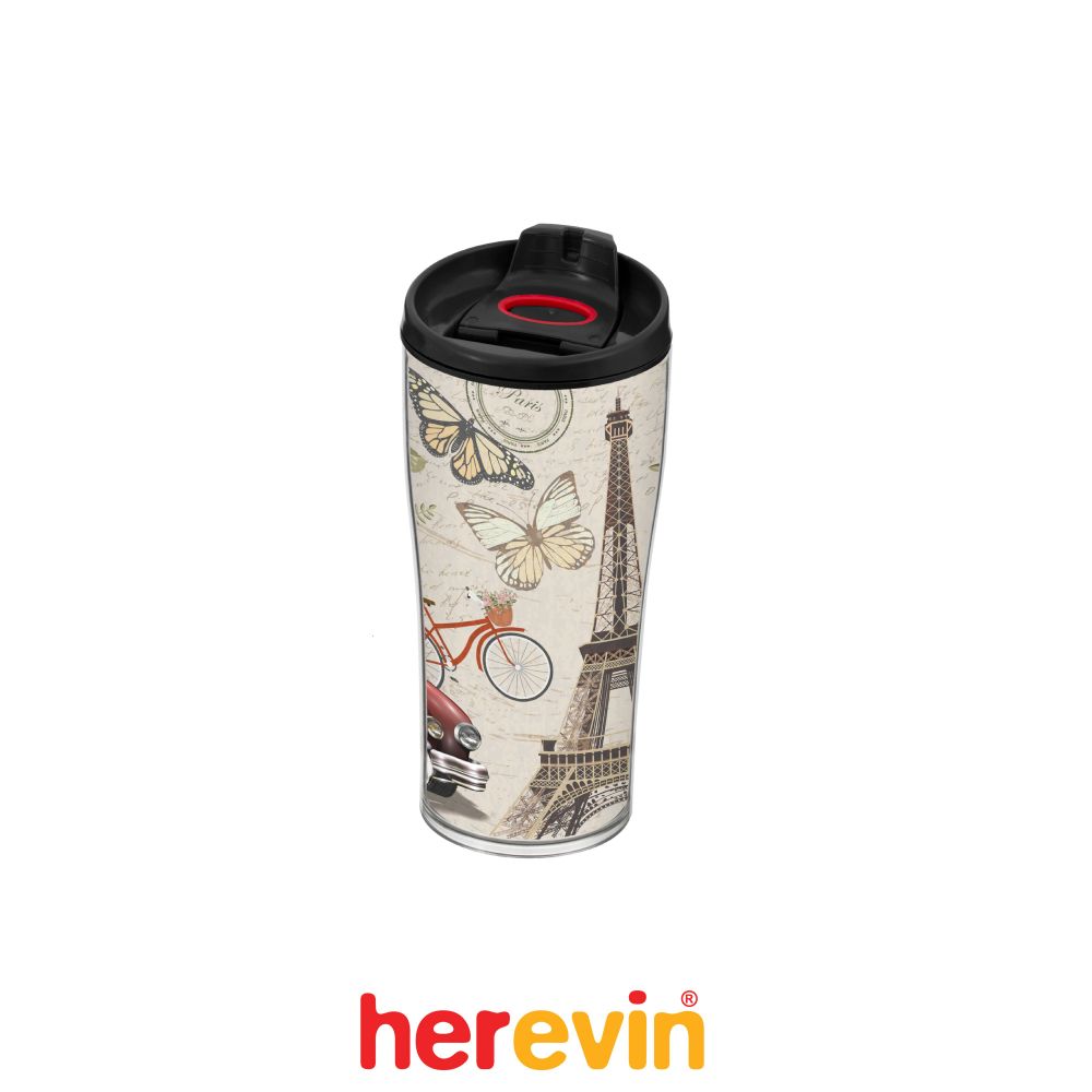 Herevin, 440 cc Decorated Coffee Mug-Paris