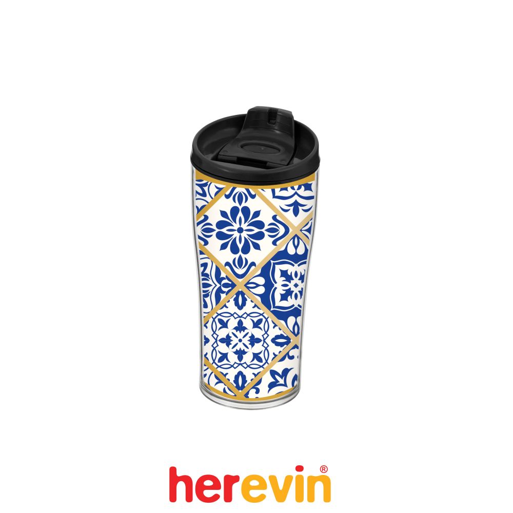 Herevin, 440 cc Decorated Coffee Mug-China