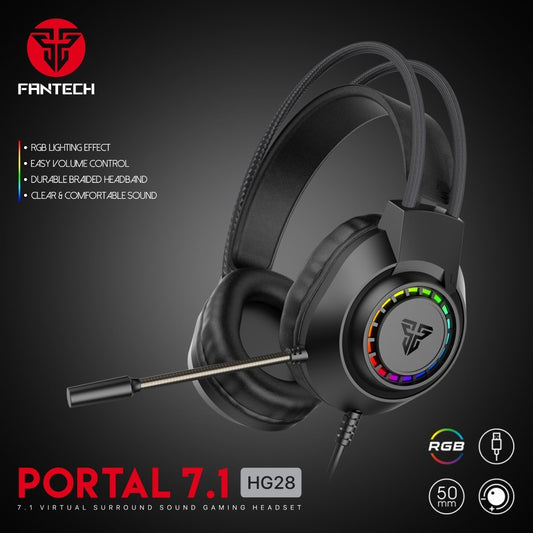 Fantech, Hg28 Portal 7.1 Rgb Gaming Headset