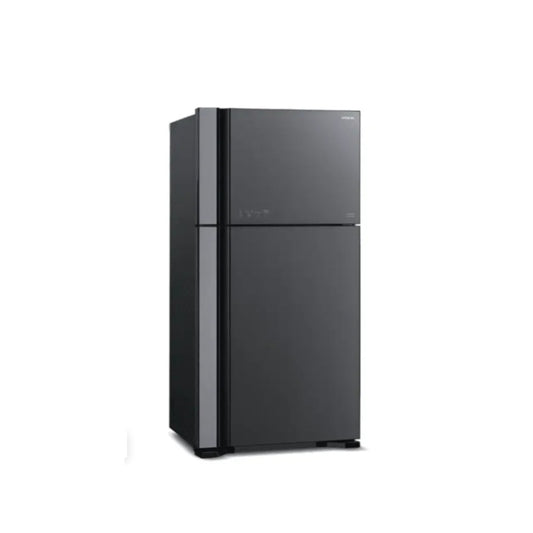 Hitachi Top Mount Refrigerator 760 liters, Inverter Compressor,183.5×85.5x74cm, Black, RV765PUQ71BBK