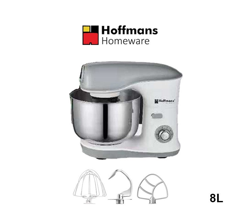 Hoffmans, Dough Mixer With A 8 Liter Stainless Steel Bow