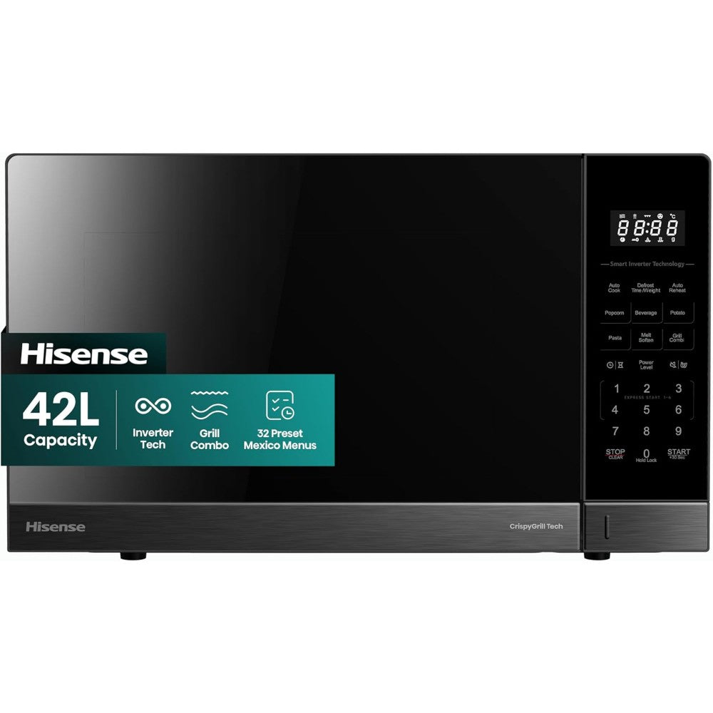 Hisense, Microwave 42L 1100W Grill Inverter.