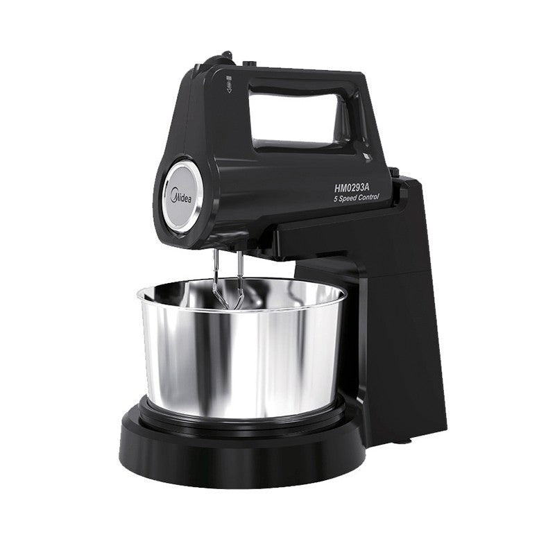 Midea, Stand Mixer With Stainless Bowl Black Color 400W 5 Speeds
