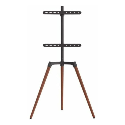 Holmios, Easel Studio TV Floor Stand (Steel+Alum+Plastic) (Wood Leg), 50-65-Inch, Up To 35Kg, 500060001