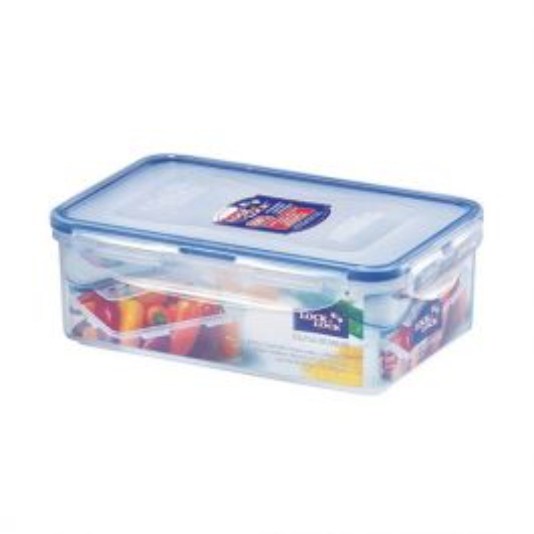 LocknLock, Rectangular Short Food Container 1.0L W/Divider,Hpl817C