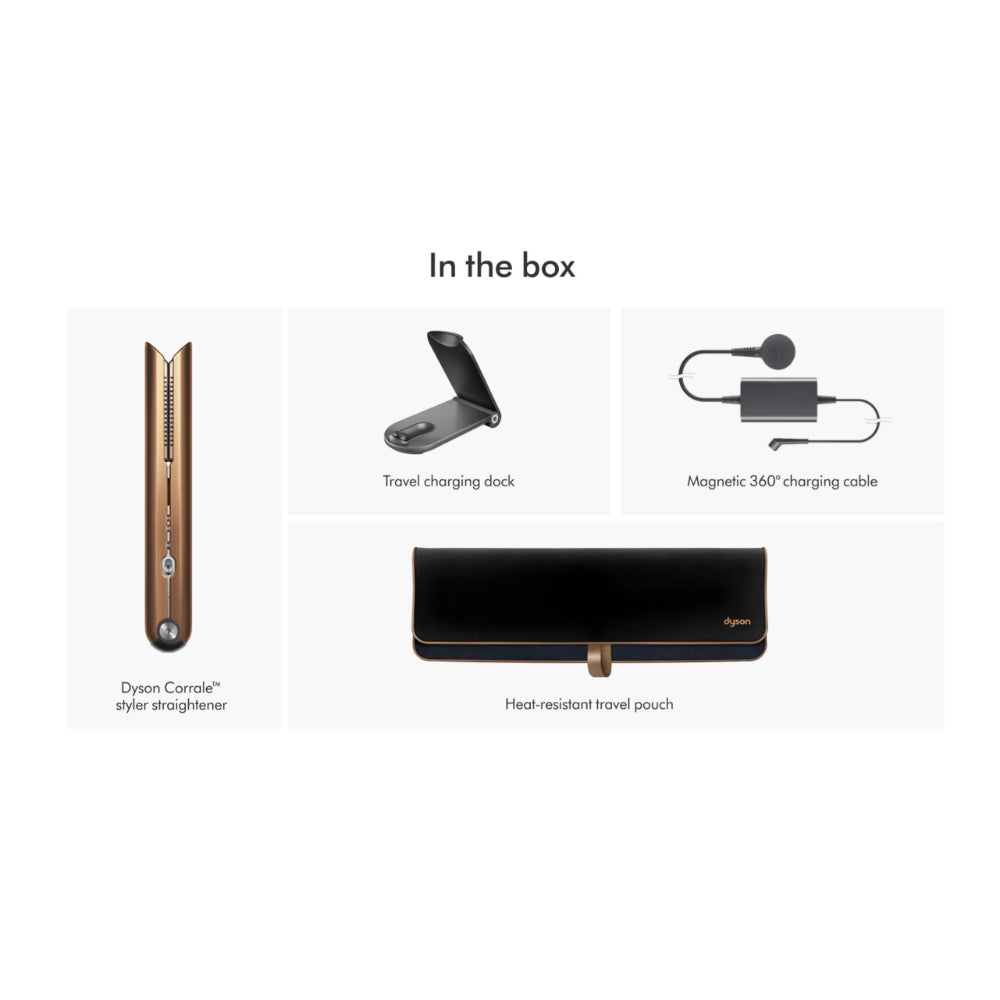 Dyson Cord-Free Hair Straightener Corrale Straightner (Dry), HS07