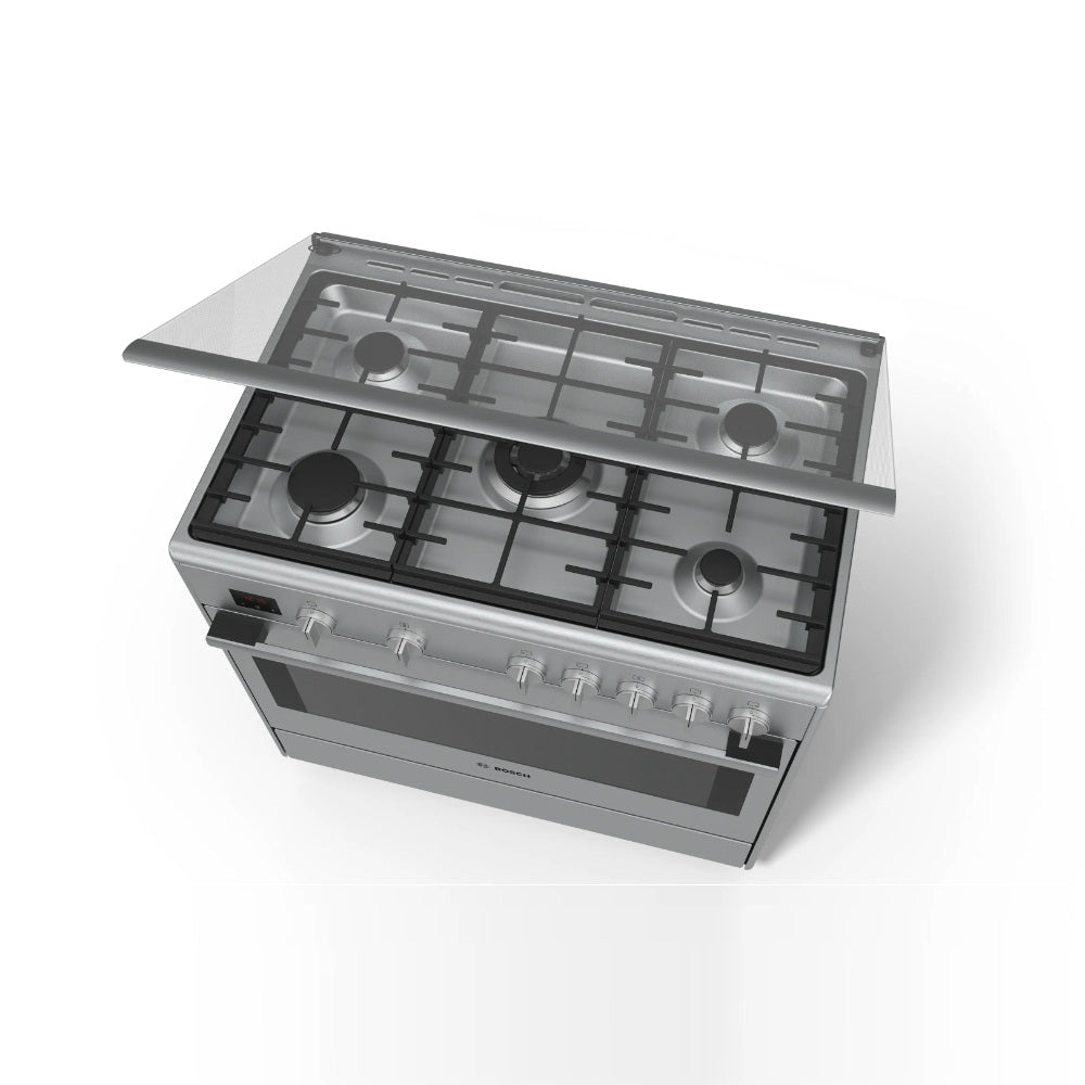Bosch Serie II Gas Range Cooker 90cm, HSG738257M