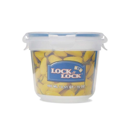LocknLock, Zen Style Round Food Container 480Ml,Hsm9120