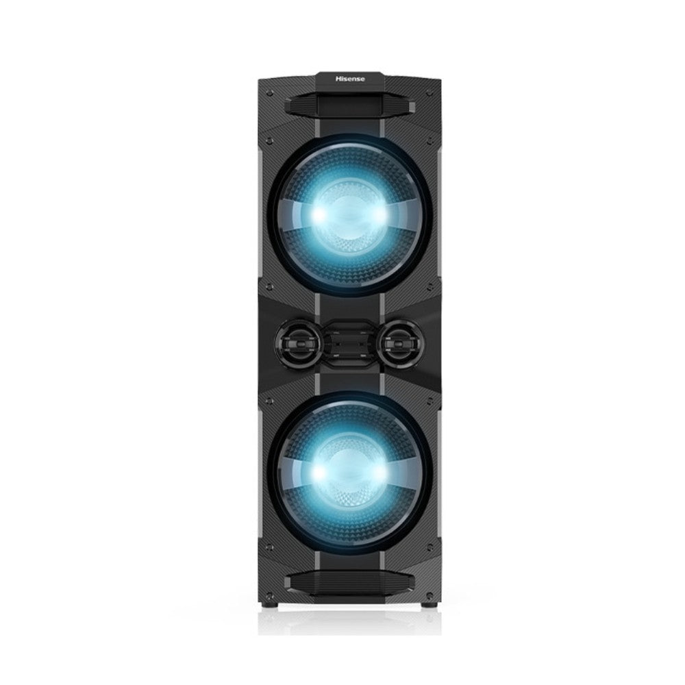 Hisense, Party Speaker Rms 400W, USB/MP3/WMA, Flashing LED Speakers, Bluetoth, Line IN-USB - Rca - Karaoke Input, HSN-HP,130