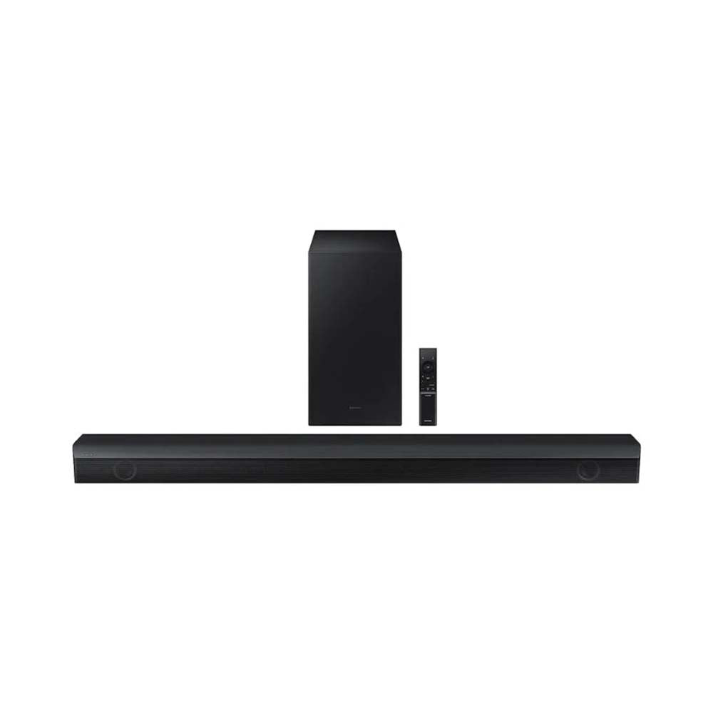 Samsung 3.1CH Soundbar w/Dolby 5.1 DTS Virtual:X, Bass Boosted, Built-in Center Speaker, Subwoofer Included, HW-B650/ZN, HW-B650