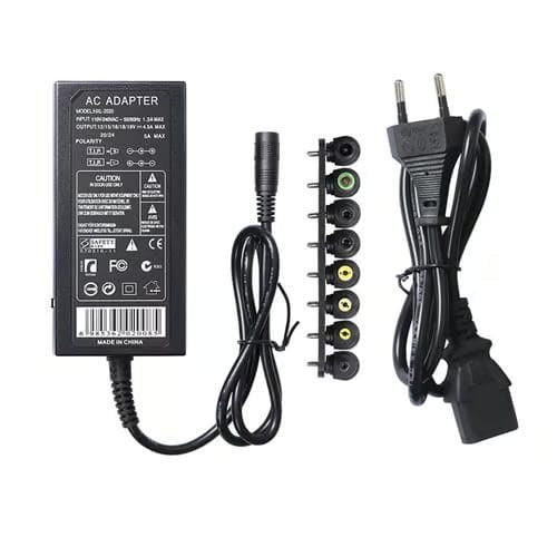 Notebook, Power Adapter,Universal Adaptor Laptop,Equipped Withdifferent Connectors And Selectable Power Output To Assure Compatibility With Most Notebook,8Pieces Swappable Connectors