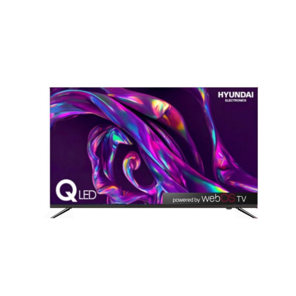 Hyundai, QLED 43-Inch FHD WEBOS smart, A+ Panel, Frameless, Built-in Receiver, Magic Remote, Wall Bracket - 120HZ + FREE DVD, HY43FQ730W+FREEDVD