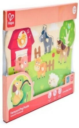Farm Animals Peg Puzzle