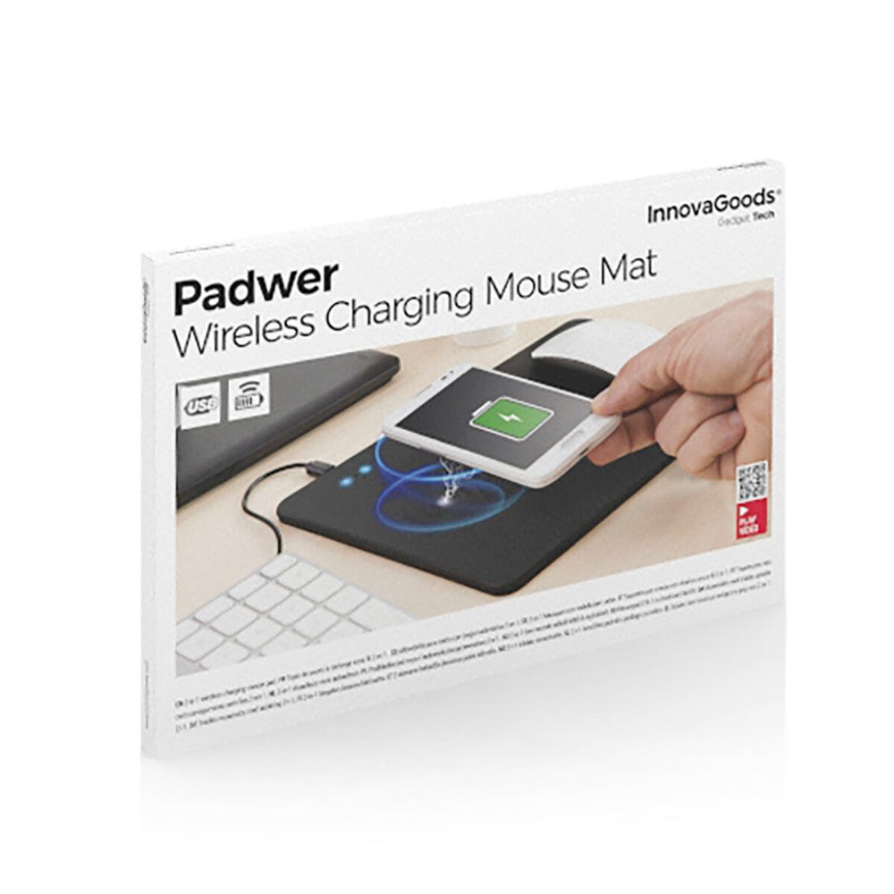 InnovaGoods, 2-In-1 Mouse Mat With Wireless Charging Padwer, V0103216