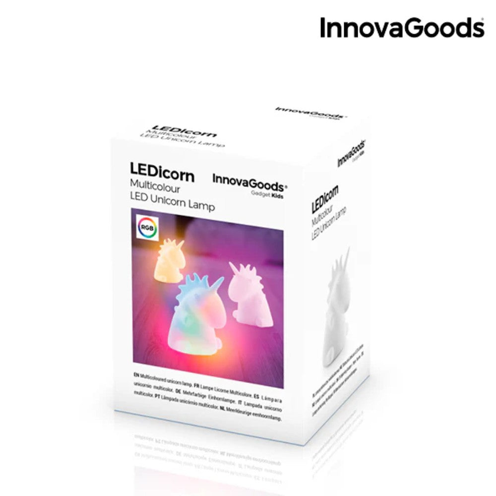 InnovaGoods, Multicolour Unicorn Lamp Ledicorn, V0100966