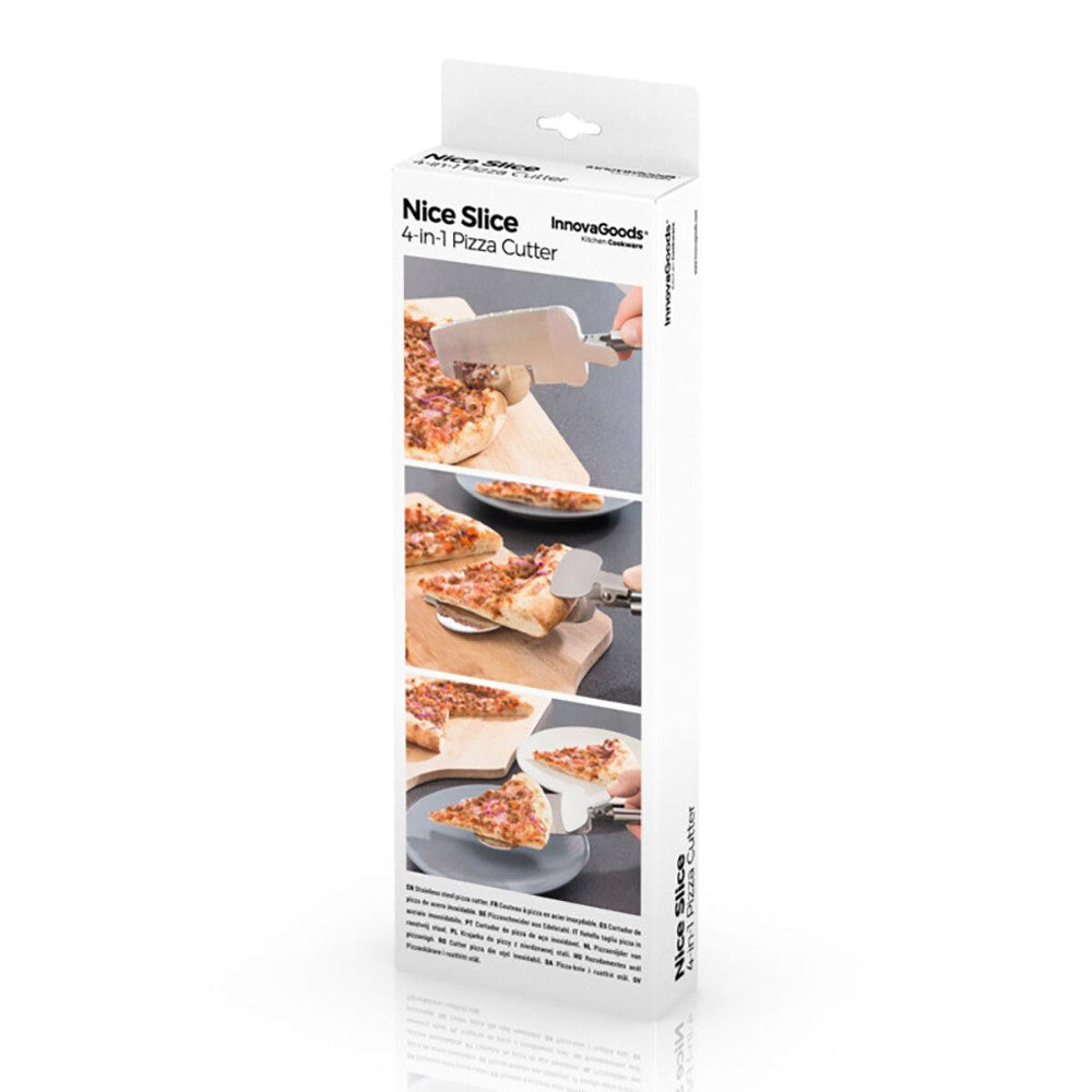 InnovaGoods, Pizza Cutter 4-In-1 Nice Slice, V0101028