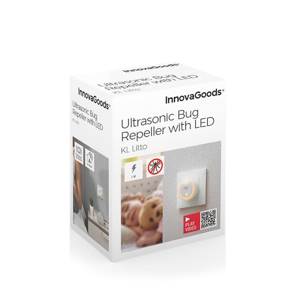 InnovaGoods, Ultrasonic Repeller With Led Kl Litto, V0103471