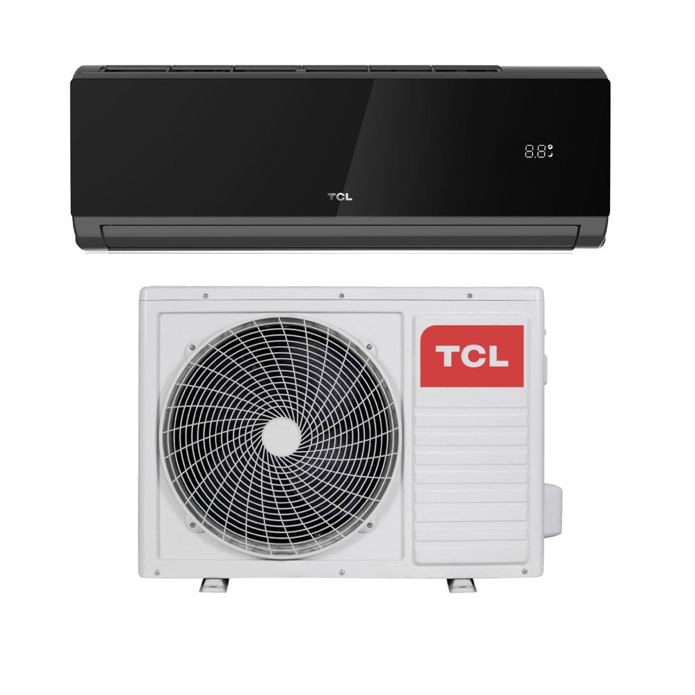 Tcl, Air Conditioners 9000btu Split Inverter R410a Black