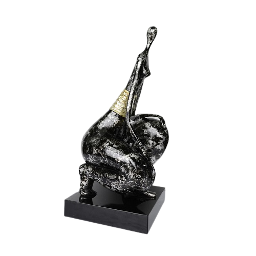 Itemz, Decorative Standing Sculpture Leaning Woman