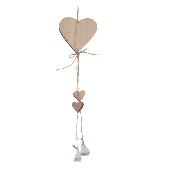 Itemz, Wooden Christmas decoration hanger with bell 50cm