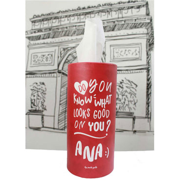Smile Yalla, Valentine's Day, Napkins Tissue Box, Do You Know What Looks Good On You? Ana