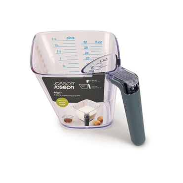 Joseph Joseph Align 2 Pieces Easy Read Measuring Jug Set, JOSE-40109