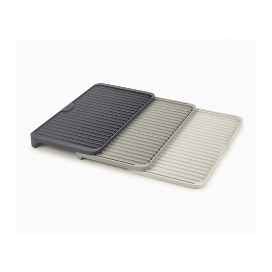 Joseph Joseph Tier Expandable Draining Board, Dish Rack Drainer, Plastic, Grey, JOSE-85178