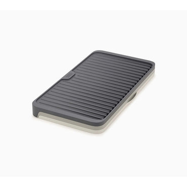 Joseph Joseph Tier Expandable Draining Board, Dish Rack Drainer, Plastic, Grey, JOSE-85178