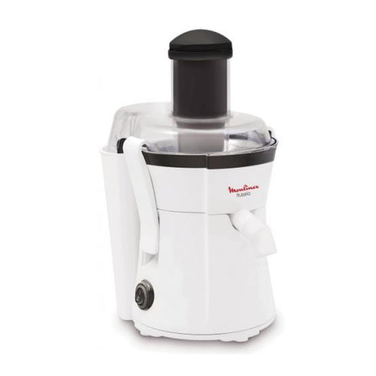 Moulinex, Centrifuge Frutelia Fruit Or Vegetable Juice Machine 15600 Revolutions / Minute Capacity 0.8L Pulp Extractor Tank 400W White, Ju350B39