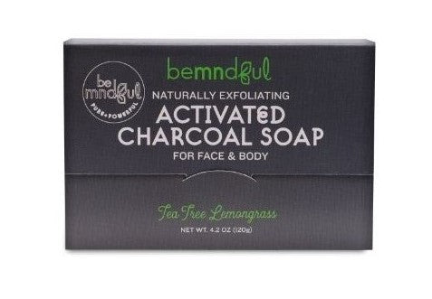 Bemndful, Activated Charcoal Soap (Tea Tree Lemongrass)