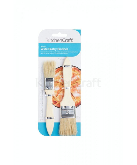 Kitchen Craft, Set Of 2 Wide Pastry Brushes