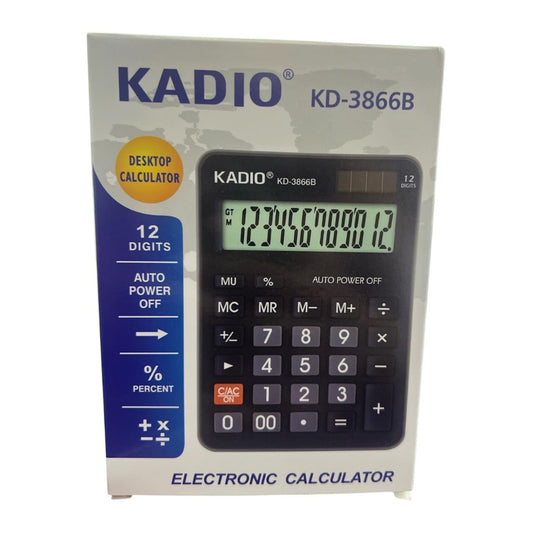 KADIO Electronics Calculator KD-3866B