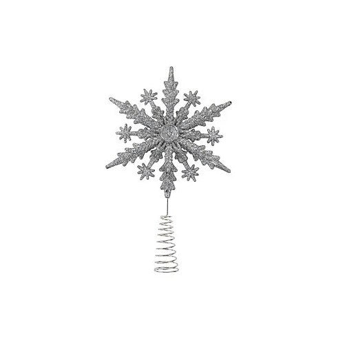 Itemz, Tree Top Snowflake Decoration Silver 23Cm